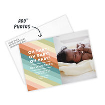 Personalized birth announcement